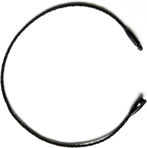 LGEGE 500 pcs 7.5-inch Black Hang Tag Nylon String Snap Lock Pin Loop Fasteners Hook Ties