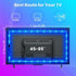 16.4FT 45-85 inch VOLIVO LED Lights for TV, Led Backlight for TVs, Bluetooth RGB LED Lights Behind Television