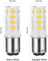 2-Pack Sewing Machine Light Bulb Double Contact Warm White 2700-3000K 15T7DC Base Replacement for Singer/Kenmore Sewing Machine 120V 3.5W LED Bayonet Type Replaces #6797 and #6810 by X-Molin