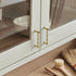 DLAHPJPT 96mm) Creative Bamboo Joint Furniture Handles Golden Kitchen Cabinet Pulls Up Bar Wardrobe Bedside Table