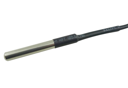 2PCS DS18B20 Waterproof Stainless Steel Temperature Sensor Digital Probe Cable Temperature Range