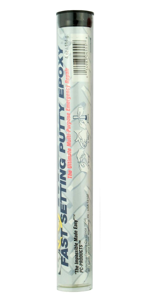 PC Products PC-Metal Epoxy Putty, 4 oz Stick, Gray (45555)