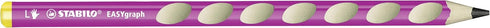 STABILO EASYgraph Handwriting Pencil Left Handed - Pink Pack of 2 by STABILO