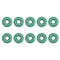 uxcell Fluorine Rubber O-Rings, 5.5mm OD, 1.7mm ID, 1.9mm Width FKM Seal Gasket for Machinery Plumbing, Green, Pack of