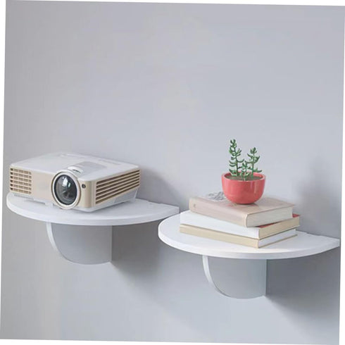 Wall-Mounted Projector Stand & Router Storage Bracket - Easy Installation