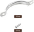 uxcell 3Pcs Stainless Steel Door Pull Handles, 78mm/3.07" Long with Screws for Cabinet Drawer Hardware