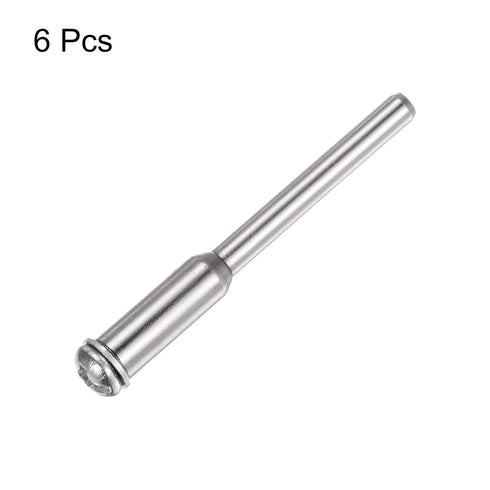 6pcs Cut Off Wheel Screw Mandrel, 3mm Shank Dia Cutting Disc Holder for Rotary Tools