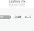 Pentonic Ballpoint Pens, 10 Count, Frosted Pale Gray Barrel with Black Ink, 0.7 mm Fine Point for Journaling