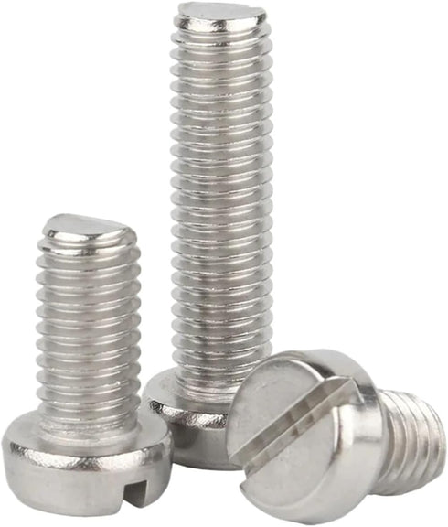 KWVBSDJGU Slotted Cheese Head Screw 304 Stainless Steel DIN84 GB65 Slot Column Round