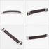 Leather Drawer Pulls and Knobs, 4 Pcs Vintage Soft Cabinet Knobs for Dresser Drawers and Kitchen Cupboards