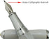 Duke Fude Nib Fountain Pen Medium to Broad, Nature Mother Pearl Cap with Pen Pouch, Art Drawing Set