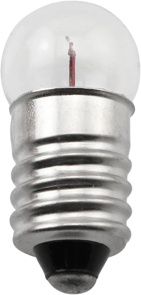 10PCS E10 2.5V/0.3A Miniature Screw Base Light Bulbs and 10PCS E10 Light Socket Base Holders for Home Experiment Circuit