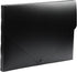 JAM PAPER Plastic Portfolio with Snap Closure - Large - 11 x 17 x 3/4 - Black - Sold Individually by JAM Paper