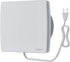 Cazooo 4 Inch Bathroom Exhaust Fan with Plug, Window Wall Mount, 95 m/h