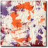 3dRose 8 Inch Orange Purple red Wrinkled Paper Towel Ceramic Tile