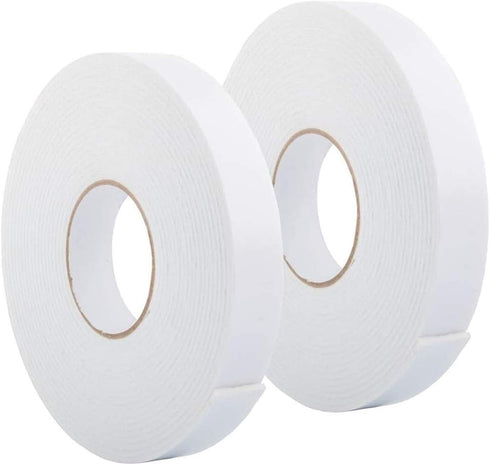 Double Sided Foam Tape 1.18In x 33FT 2 Pack, Heavy Duty Mounting Tape, Weatherproof Seal Strips for DIY Craft