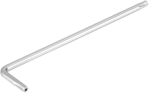 uxcell L-Shape Nickel Plated Long Tamper Proof Torx Star Key Bit Wrench T20
