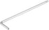 uxcell L-Shape Nickel Plated Long Tamper Proof Torx Star Key Bit Wrench T20