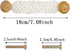 2 Pack Bohemian Style Rope Knobs Door Handle Rope Knot Cabinet Drawer Cupboard Furniture Door Wooden Pulls Handles Drawer Pulls for Kitchen Cabinet Wardrobe Cupboard (B) by LLHDKF