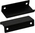 LC LICTOP 80mm/3.15" Black Modern Style Finger Edge Tab Pull Handle Door Knobs Drawer Pulls Aluminum Matte (2Pcs) by LC LICTOP