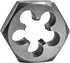 96209 1/2-13 Century Drill & Tool High Carbon Steel Fractional Hexagon Die, NC