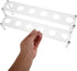 12-hole Beaupretty Acrylic Ice Cream Cone Display Stand, Reusable Ice Cream Cone Holder for Popcorn and Dessert