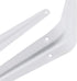24 Packs 10 12 Inch KINJOEK x Shelf Brackets, Heavy Duty Metal Wall Corner Angle Shelving White Shelf Brackets