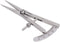 Marking Gauge Metal Compass Multipurpose High Accuracy Adjustable for Leather Trimming Projects