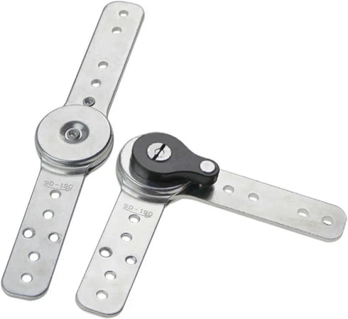 AHJRQYP 2Pcs 5 6 7 Catholic(90-180 Adjustment Furniture Hinge Positions fold Chair Modified Ratchet Support Hinge
