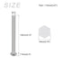 Hex Bolts (M12-1.75x130mm) 2Pcs, Fully Threaded Coarse Hex Head Screw Bolt Machine Screws - 304 Stainless Steel, Silver