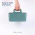 BLUE GINKGO Multipurpose Caddy Organizer, Stackable Plastic Caddy with Handle for Desk, Makeup, Dorm, Classroom (Green)
