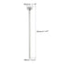 MECCANIXITY 304 Stainless Steel Stirring Rod 11.81" Length Dispersion Machine Stir Sticks with 1.18" ID Dispersion Disc for Laboratory, Industrial