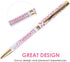 Graphique Peanuts Fashion Pen, 5.5” Refillable Black Ink Ballpoint Pen with Comfort Grip for Office Supplies