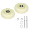 URBEST Heavy Duty Push Cart Wheels, 4 Inch PU Caster Wheels Repair Kits for Platform Trucks up to 265 Pounds