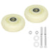 URBEST Heavy Duty Push Cart Wheels, 4 Inch PU Caster Wheels Repair Kits for Platform Trucks up to 265 Pounds