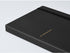 Maruman MNEMOSYNE Journal Notebook, 8.5 x 6.02 Inches, 5mm Dot Grid, Hard Cover with Elastic Band, 120 Sheets