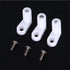 40pcs L Shape Game Console Motherboard Plastic Feet with Screws for Arcade Gaming Circuit Board DIY Parts