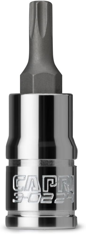 Capri Tools T20 Star Bit Socket 3-0224, 1/4-Inch Drive