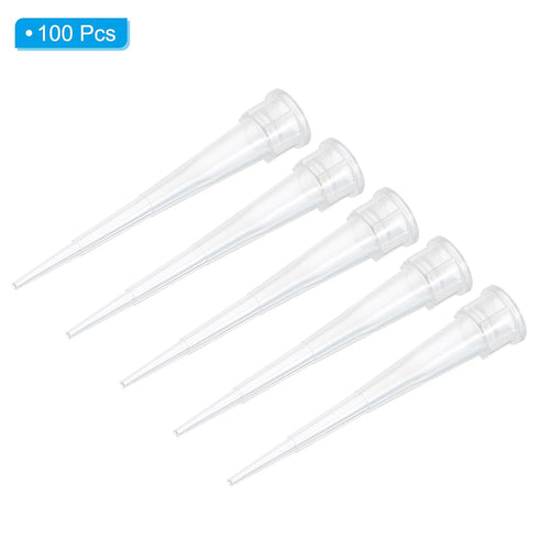 PATIKIL 10ul Pipette Tips - 100 Pcs PP Plastic Autoclavable Universal Liquid Transfer Pipette Tips for Laboratory