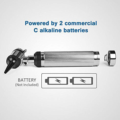 4X 3 Ear Otoscope Kit - Magnifying Ear Scope with Lights Endoscope Diagnostic Medical Instrument Otoscope - Speculum