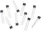 10Pcs Black Hall Element 49E, Oh49E, Ss49E Linear Sensor Hall Effect Sensors for Industrial Electrical