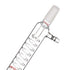 StonyLab Borosilicate Glass Graham Condenser, 200mm Jacket Length, 24/40 Joint Lab Glass