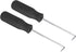 PATIKIL O-Ring Picks 90 Degree, 142mm, 2 Pcs Oil Seal Gasket Precision Screwdriver Puller Remover Tool, Black