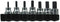 7 Piece SAE Hex Bit Set - LISLE 13600