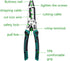 szhdxsy, 10-in-1 Wire Stripper Tool, Wire breaking pliers Cable cutters, Multi-functional pointed-nose pliers for cable stripping, cutting and terminal crimping