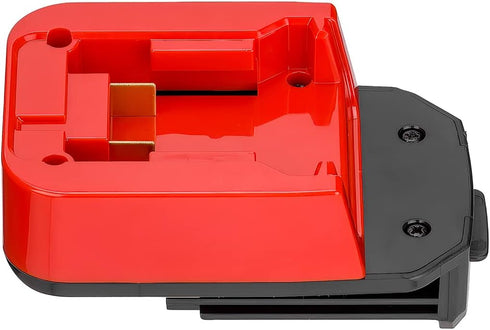 Adapter Only Upgrade for Porter Cable Old 18v (Not 20v MAX) Cordless Tools Compatible with Milwaukee M18 Red Lithium