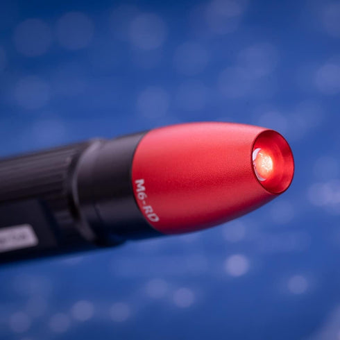 M6-RD Weltool Red LED Dark Adaptation Penlight for Pilots Viewing Navigation Maps, HGN Tests, SFST and ARIDE to DRE