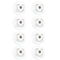 Ciieeo 8pcs Adhesive Case Wheels Sticky Swivel Caster Rollers for Storage Boxes