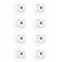 Ciieeo 8pcs Adhesive Case Wheels Sticky Swivel Caster Rollers for Storage Boxes