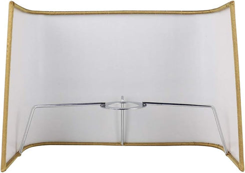 Urbanest 10-inch 7-inch 5-inch Rectangular Half Shade for Wall Sconce, Uno-Fitter, Wide, Tall, Projection, Gold Silk
